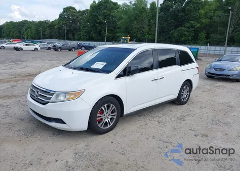 2011 Honda Odyssey Ex-L из США, поврежденный, VIN 5FNRL5H67BB011070